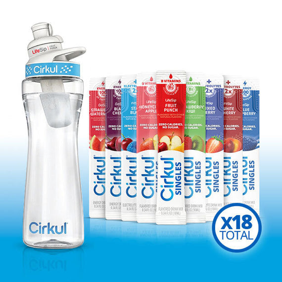 22oz. Plastic Bottle & GoSip® Black Cherry V4