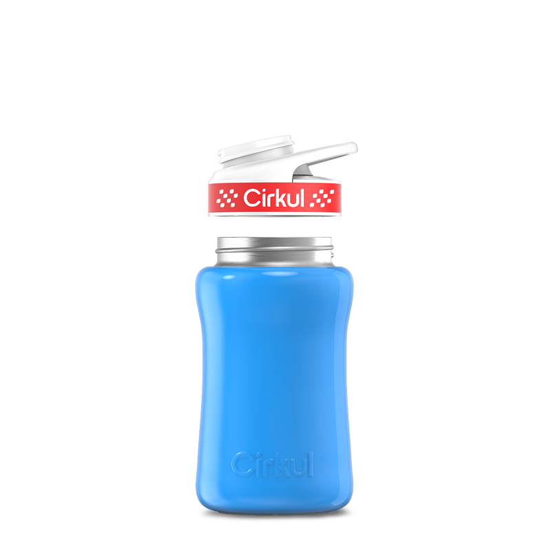 12oz. Stainless Steel Bottle & Comfort Grip Lid